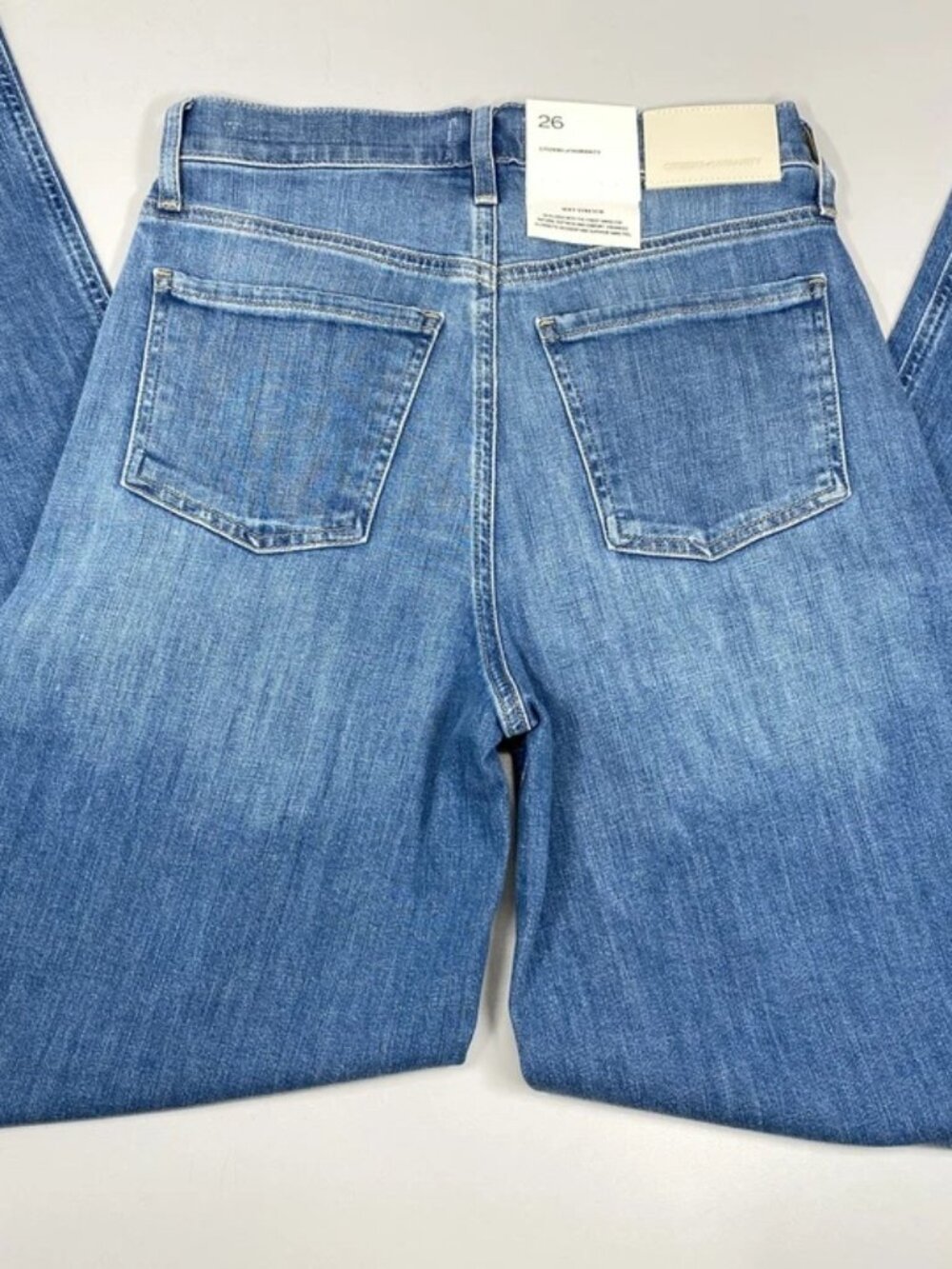 Citizens Of Humanity Women Jeans Blue Size 26 Lyra Long Wide Leg High Rise Bhodi - Picture 3 of 9